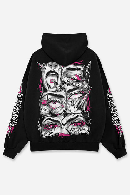 Pink Lysergik - Hoodie - Etilik Wear 