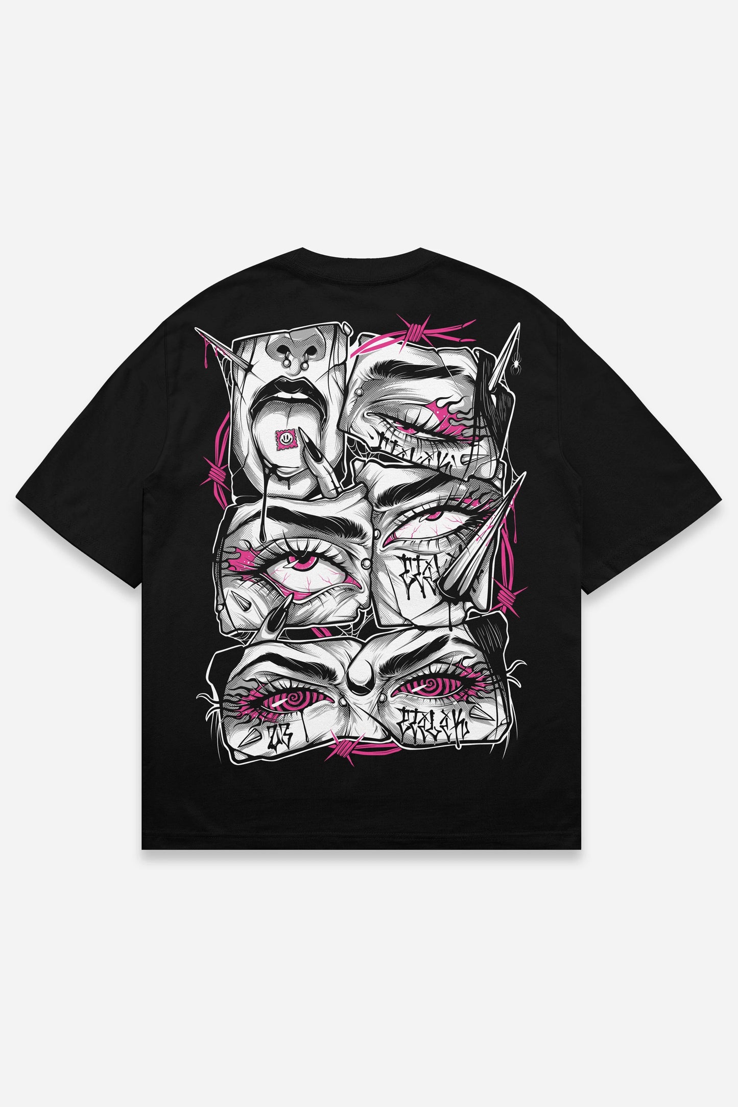 Lysergik Pink Oversize dos