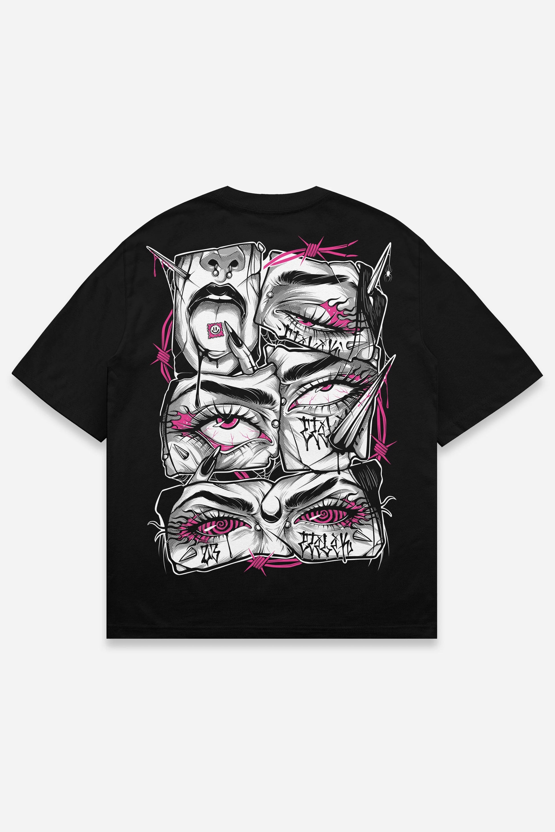 Lysergik Pink Oversize dos