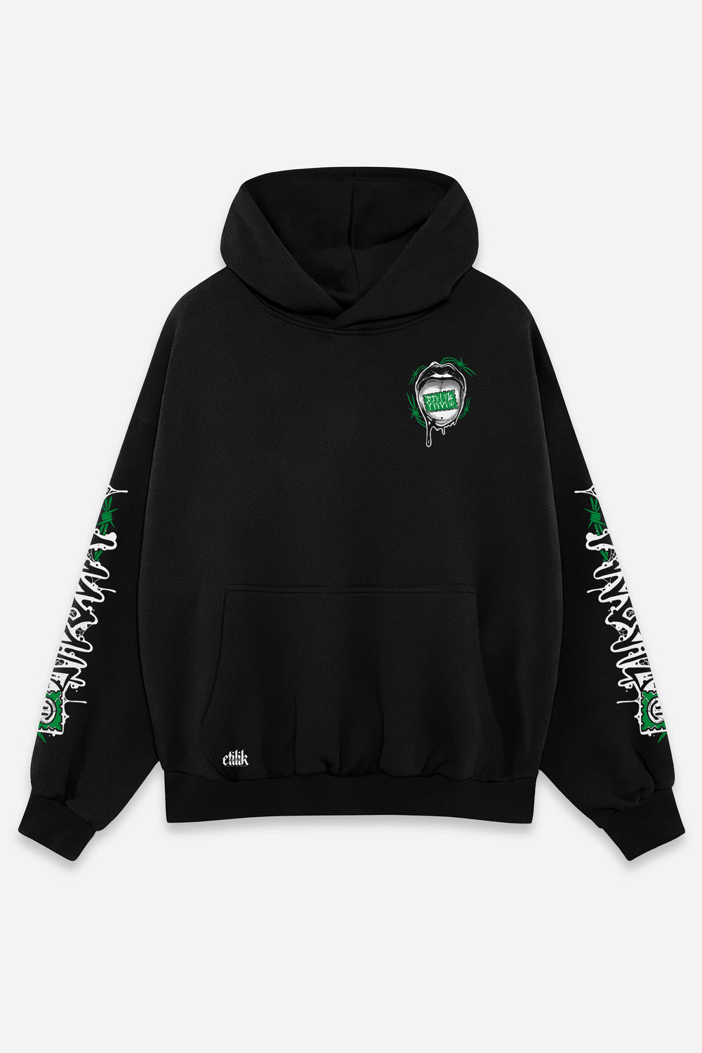 Green Lysergik - Hoodie - Etilik Wear 