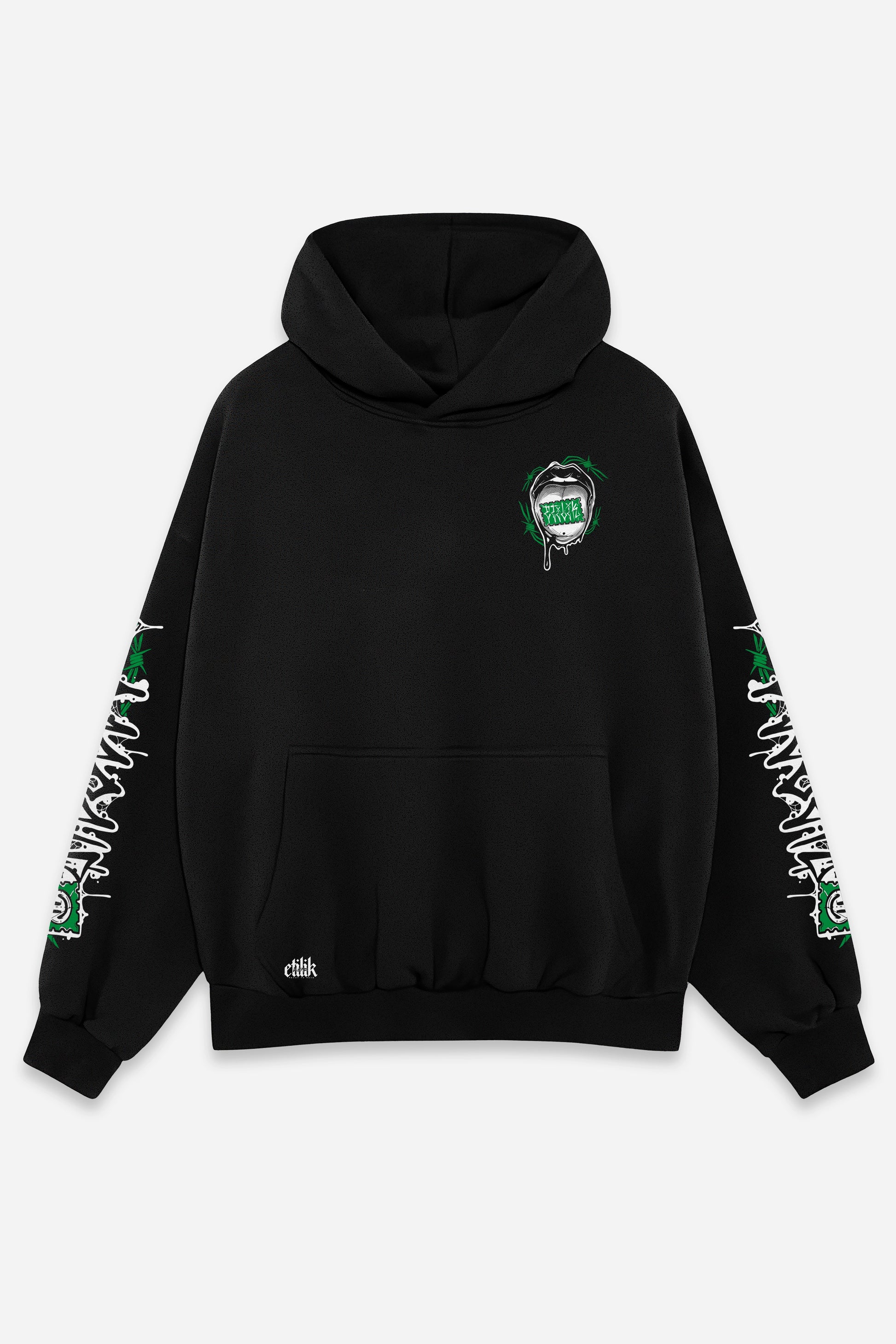 Green Lysergik - Hoodie - Etilik Wear 