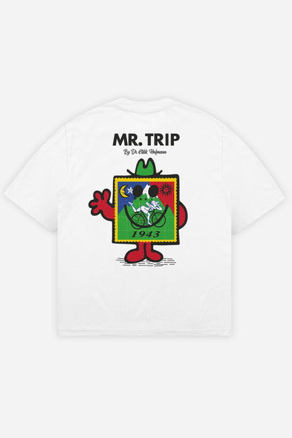 Mr Trip t-shirt blanc oversize dos