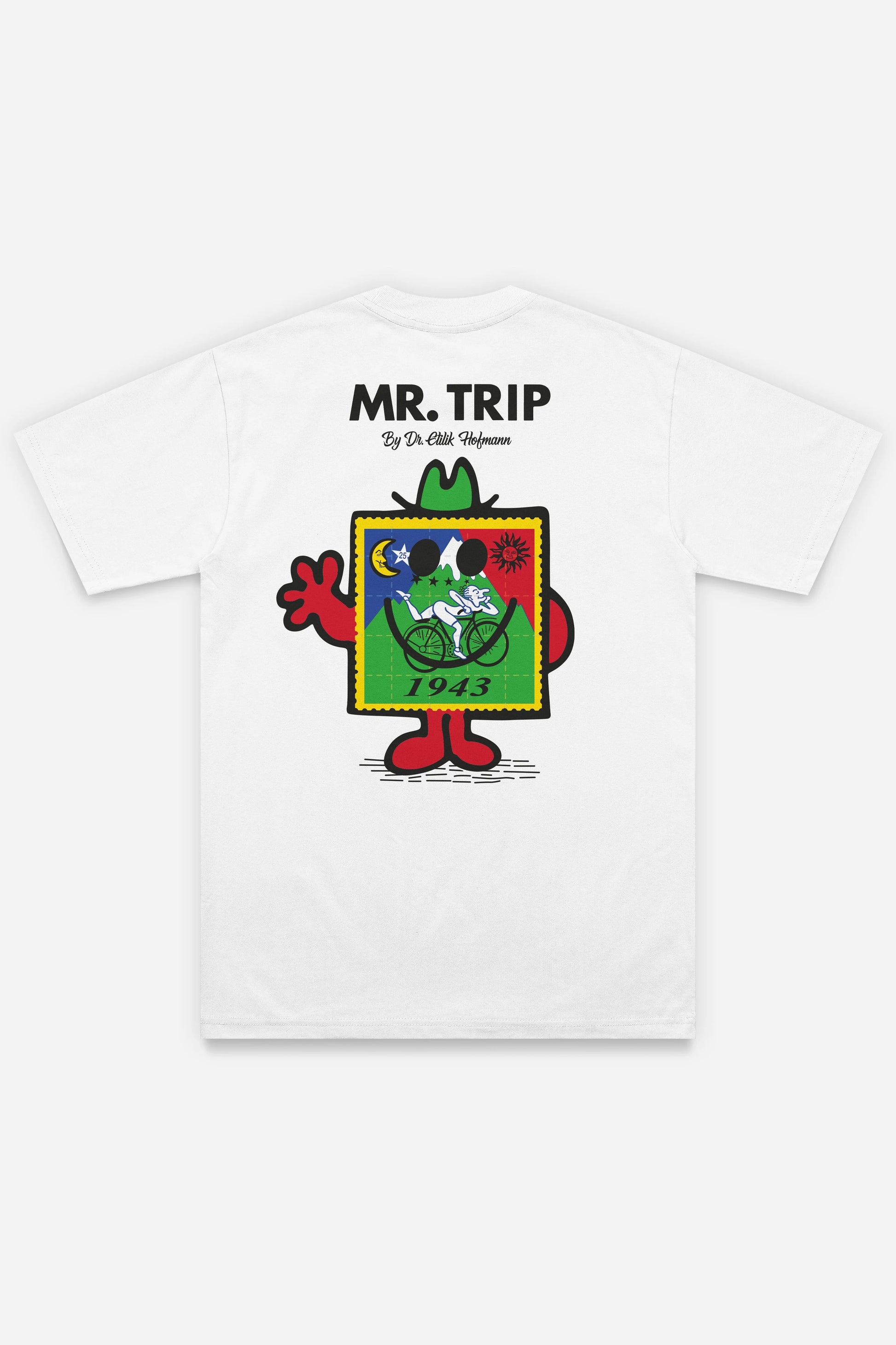 Mr Trip t-shirt blanc dos