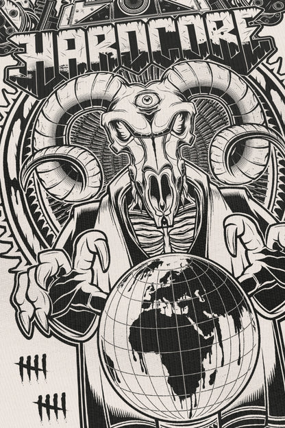 Master-HxC Vanilla, zoom sur l'impression du visuel, Etilik Wear