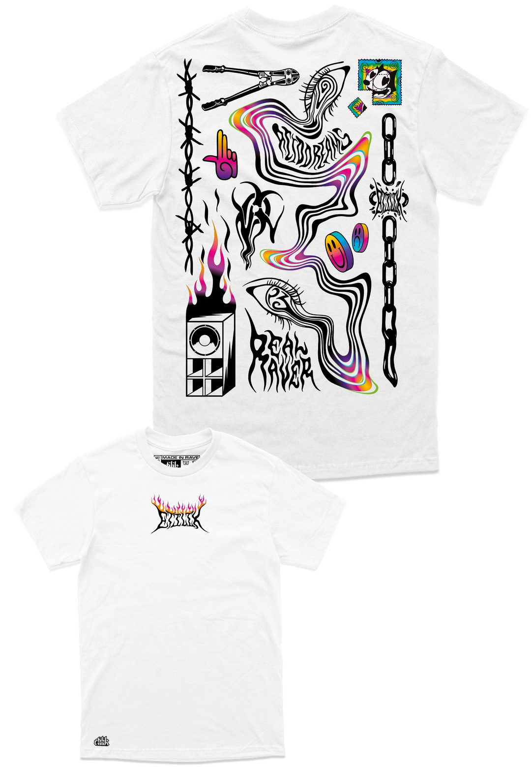 Acid Dreams White - T-shirt