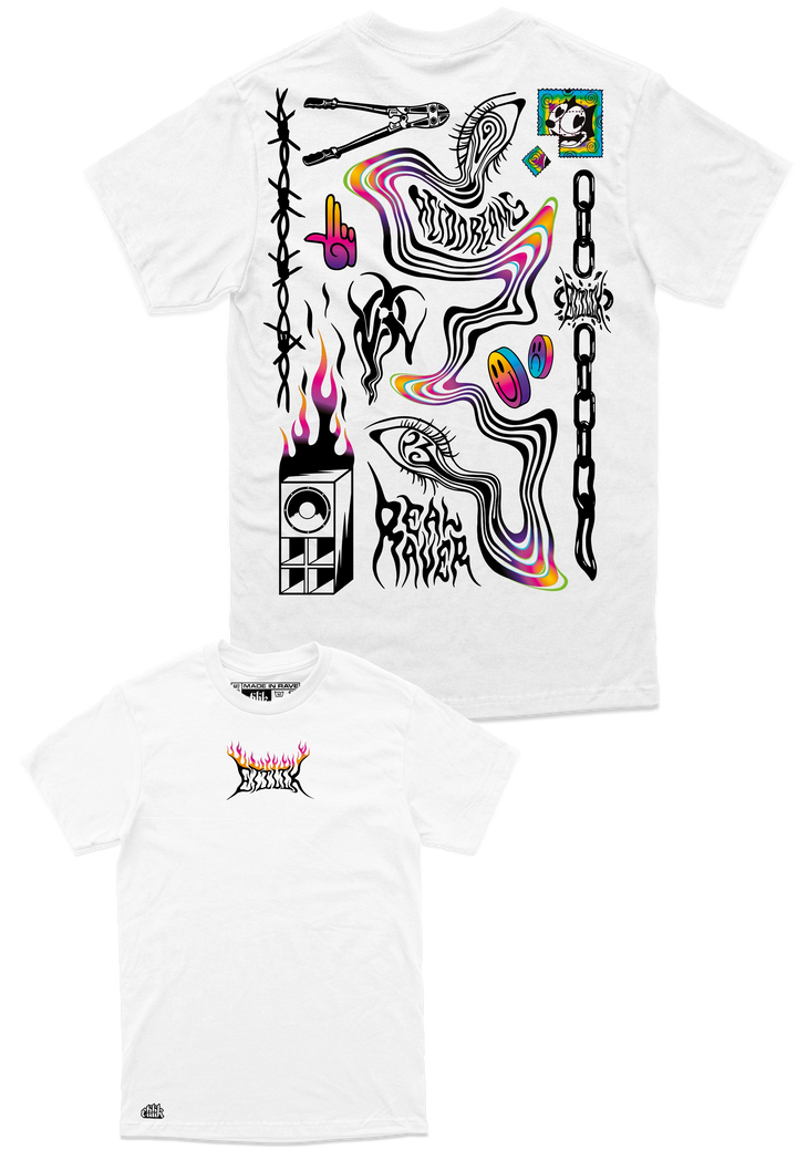 Acid Dreams White - T-shirt