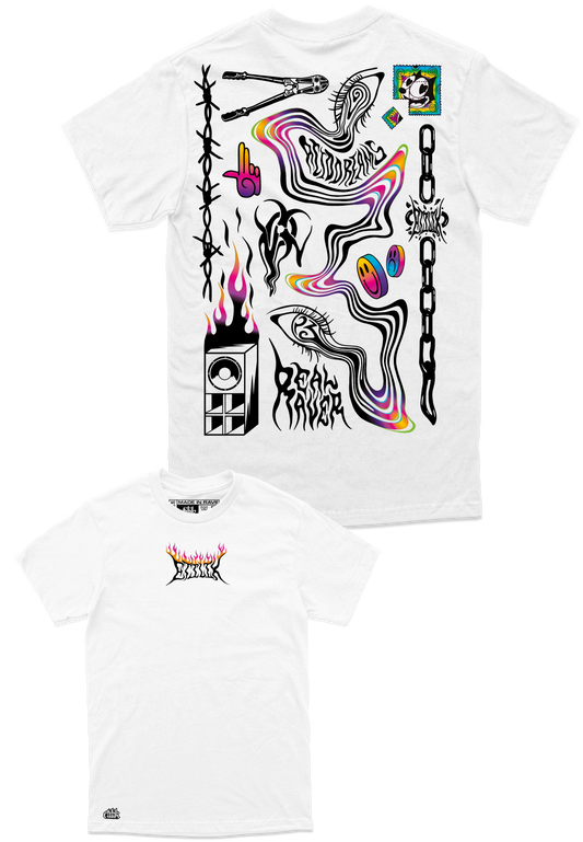 Acid Dreams White - T-shirt - Etilik Wear 