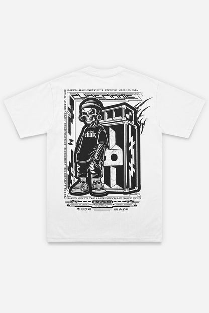 Pure Pirate t-shirt blanc dos