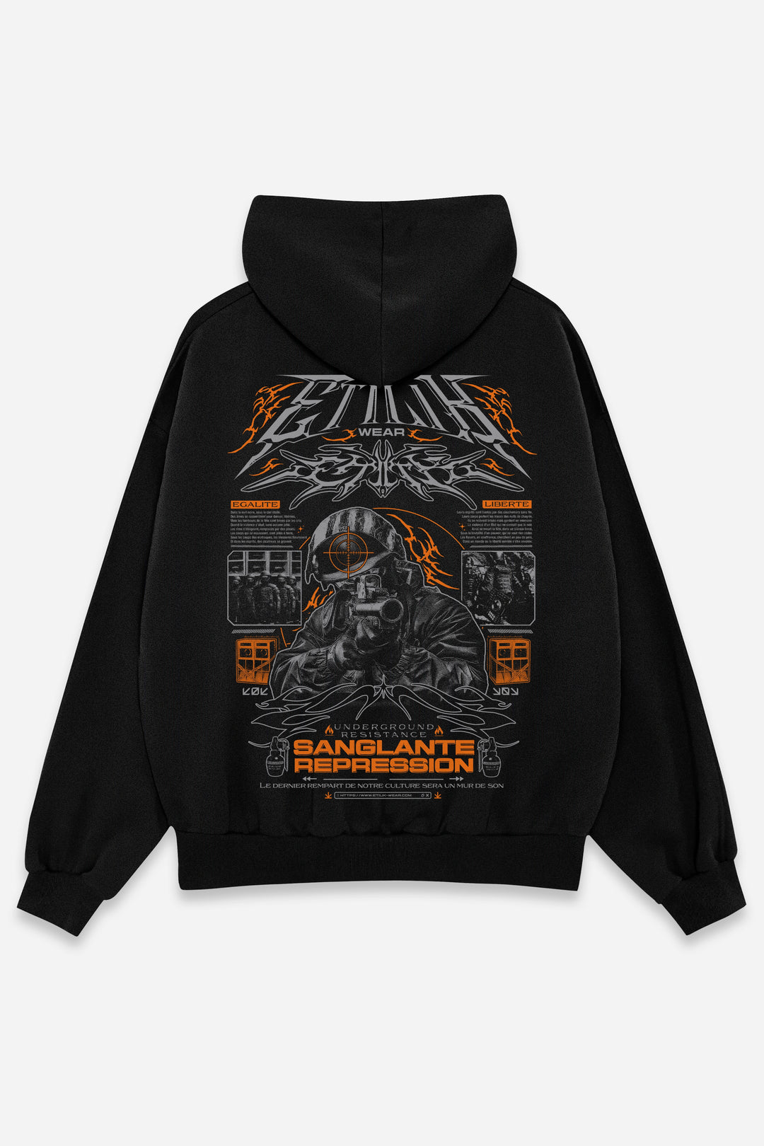 Sanglante Répression - Hoodie - Etilik Wear 