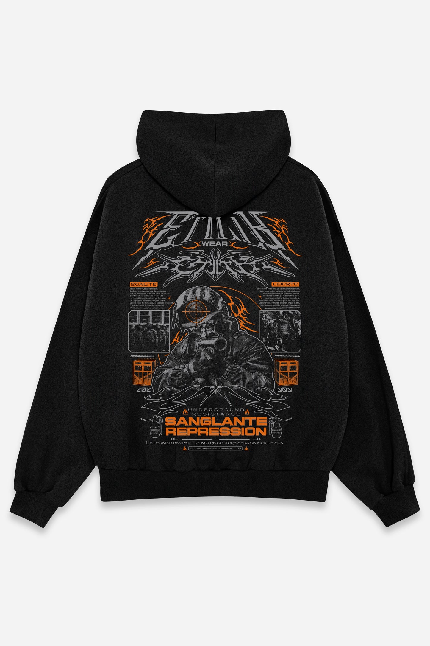 Sanglante Répression - Hoodie - Etilik Wear 