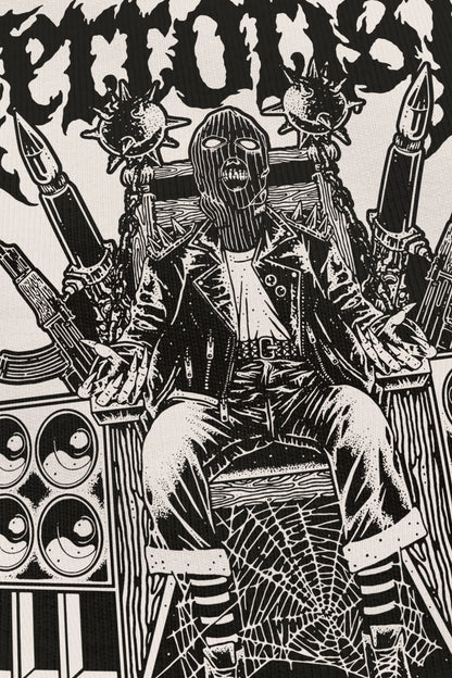Sound Terrorist Vanilla, zoom sur l'impression du visuel, Etilik Wear