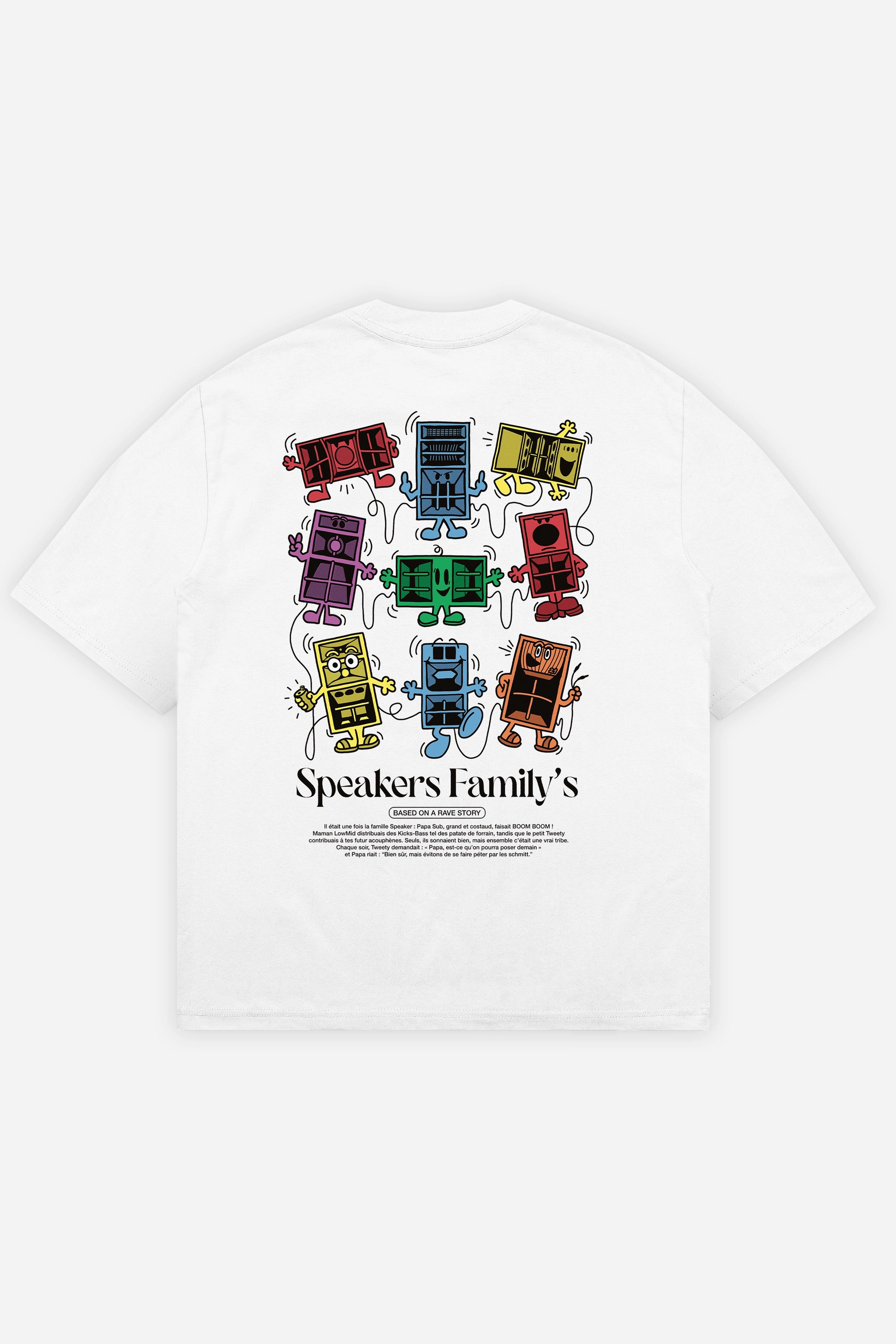 Speakers Family's White - T-shirt - Etilik Wear 