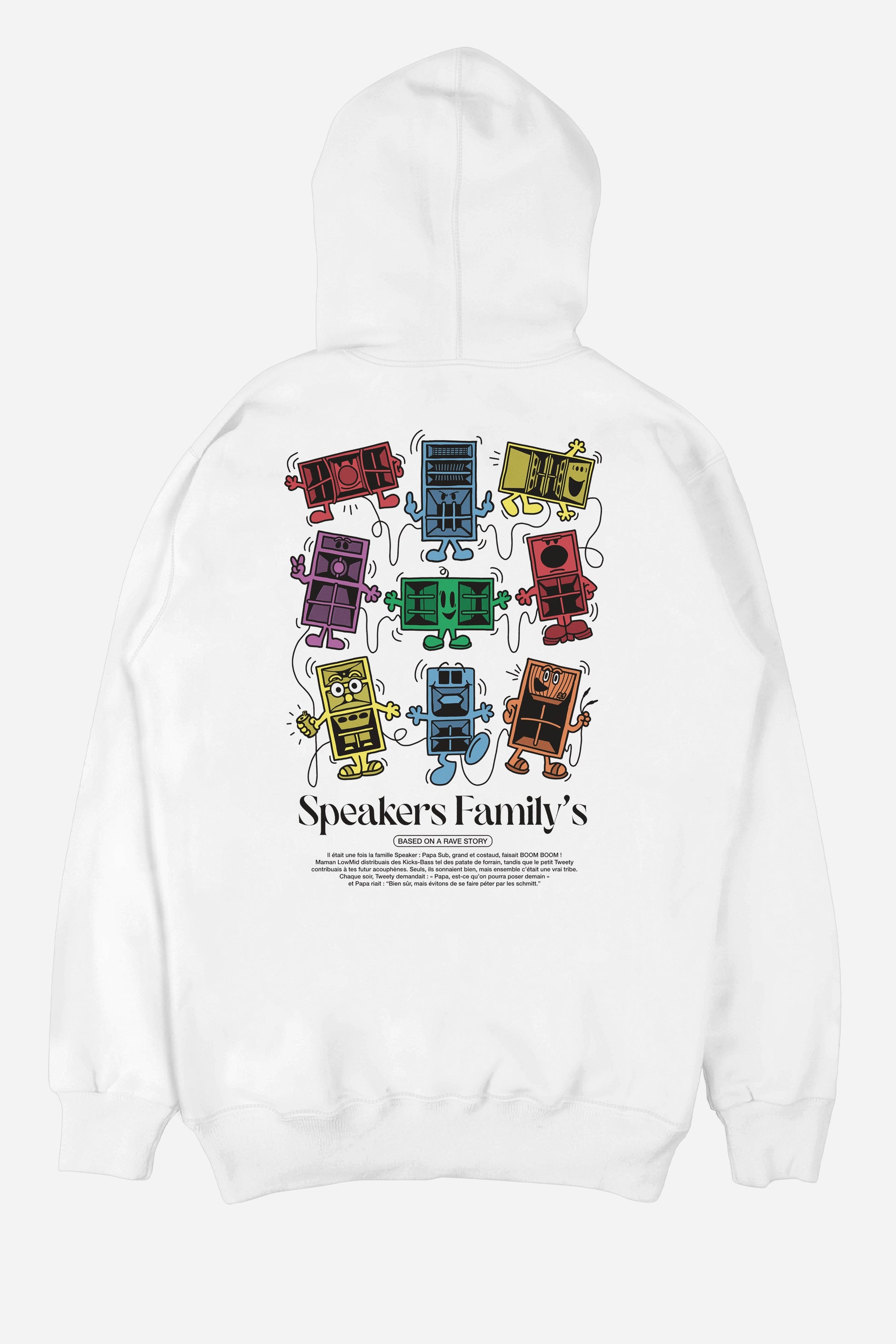 Speakers Family's white - Hoodie