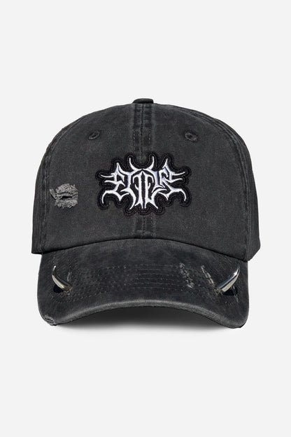 Spike - 6 Panels Washed Black
