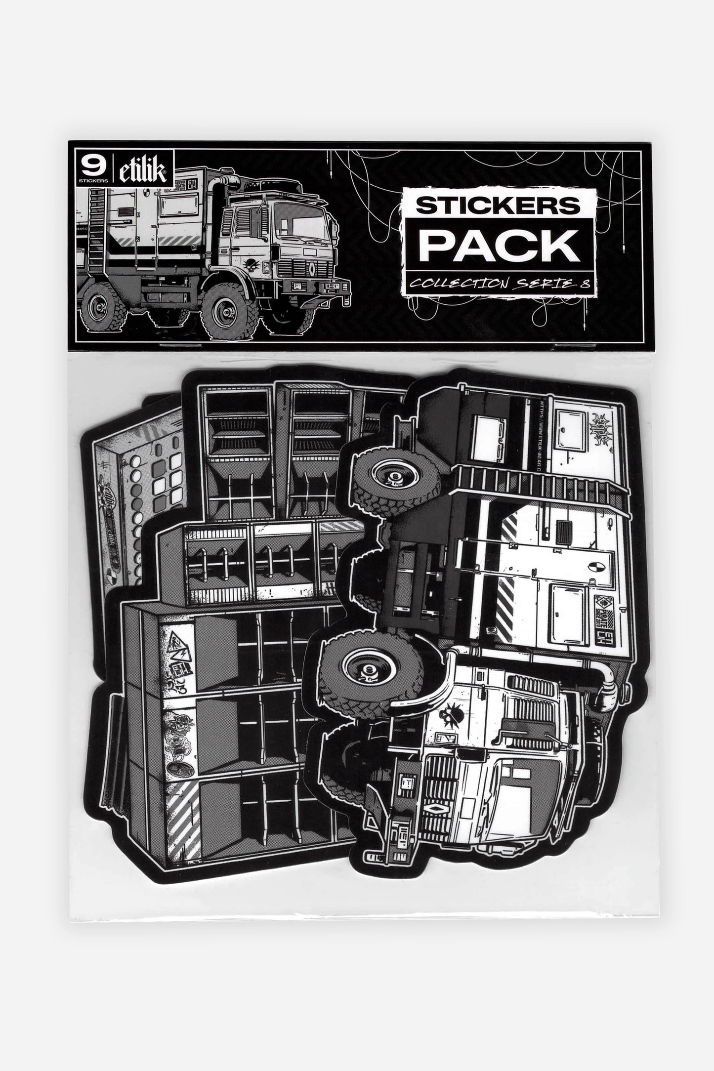 Etk Collection stickers pack series 8 - Etilik Wear 