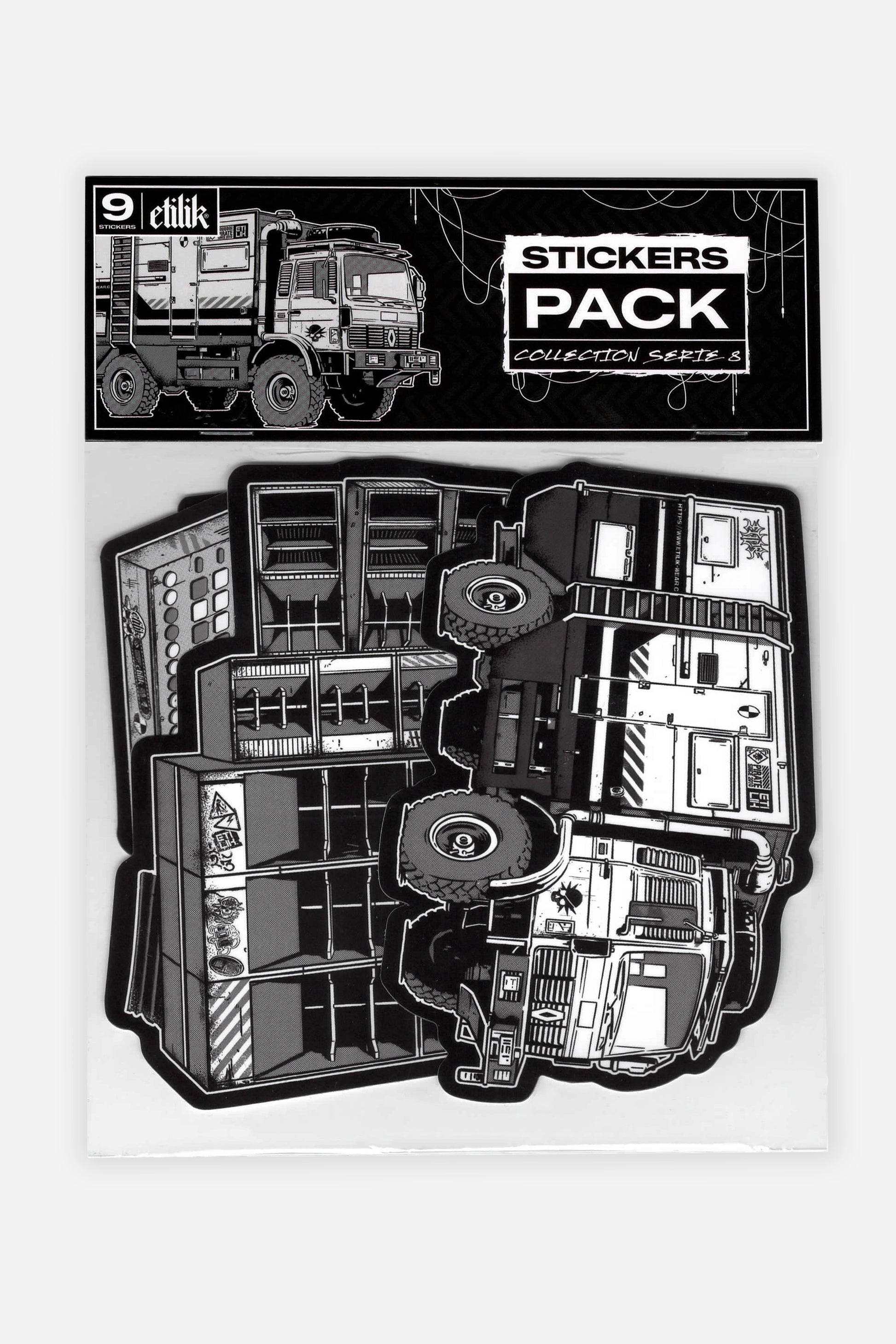Etk Collection stickers pack series 8 - Etilik Wear 