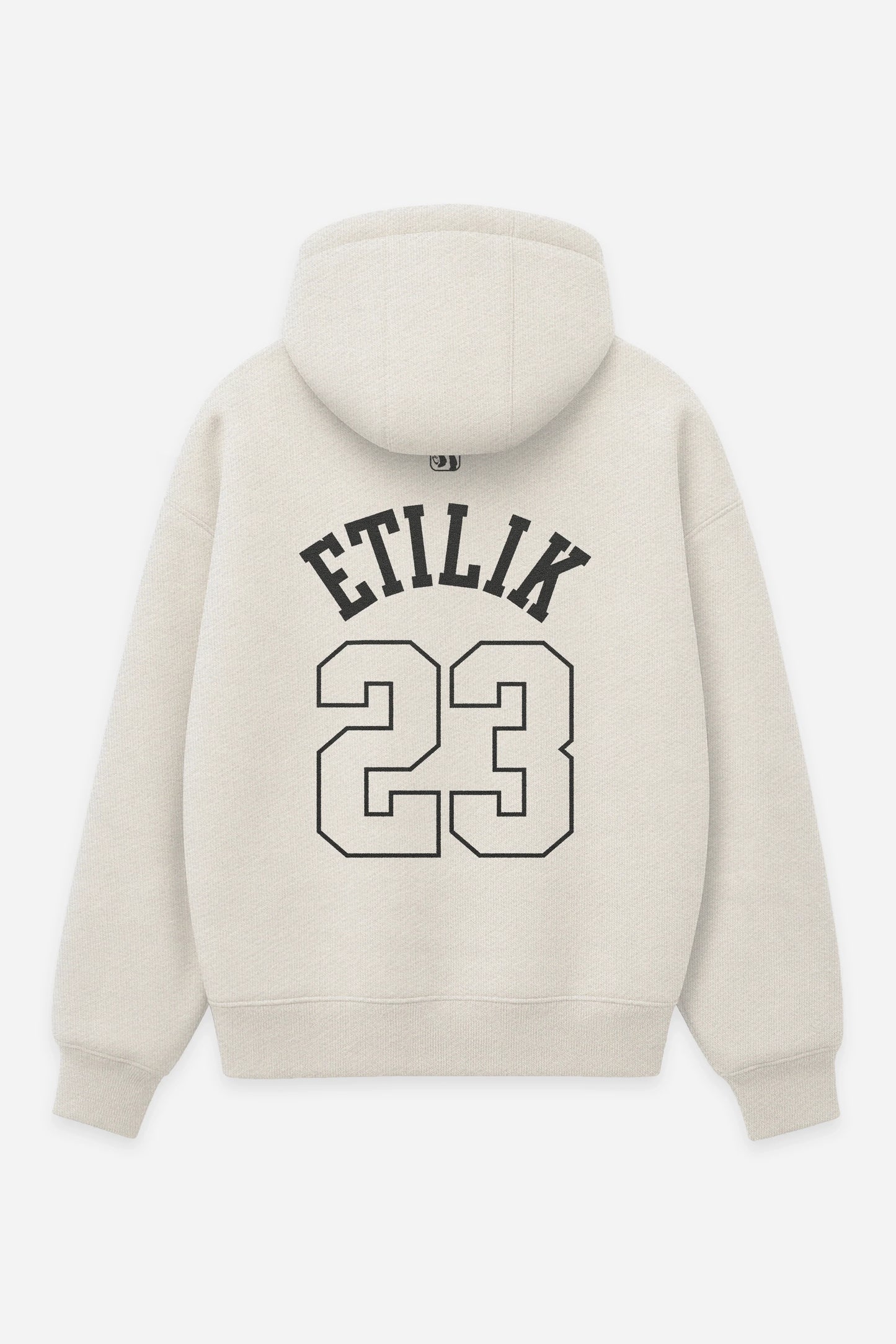 Hoodie 23 Tekno vanilla, dos : design free party tekno teuf, sweat à capuche Etilik Wear