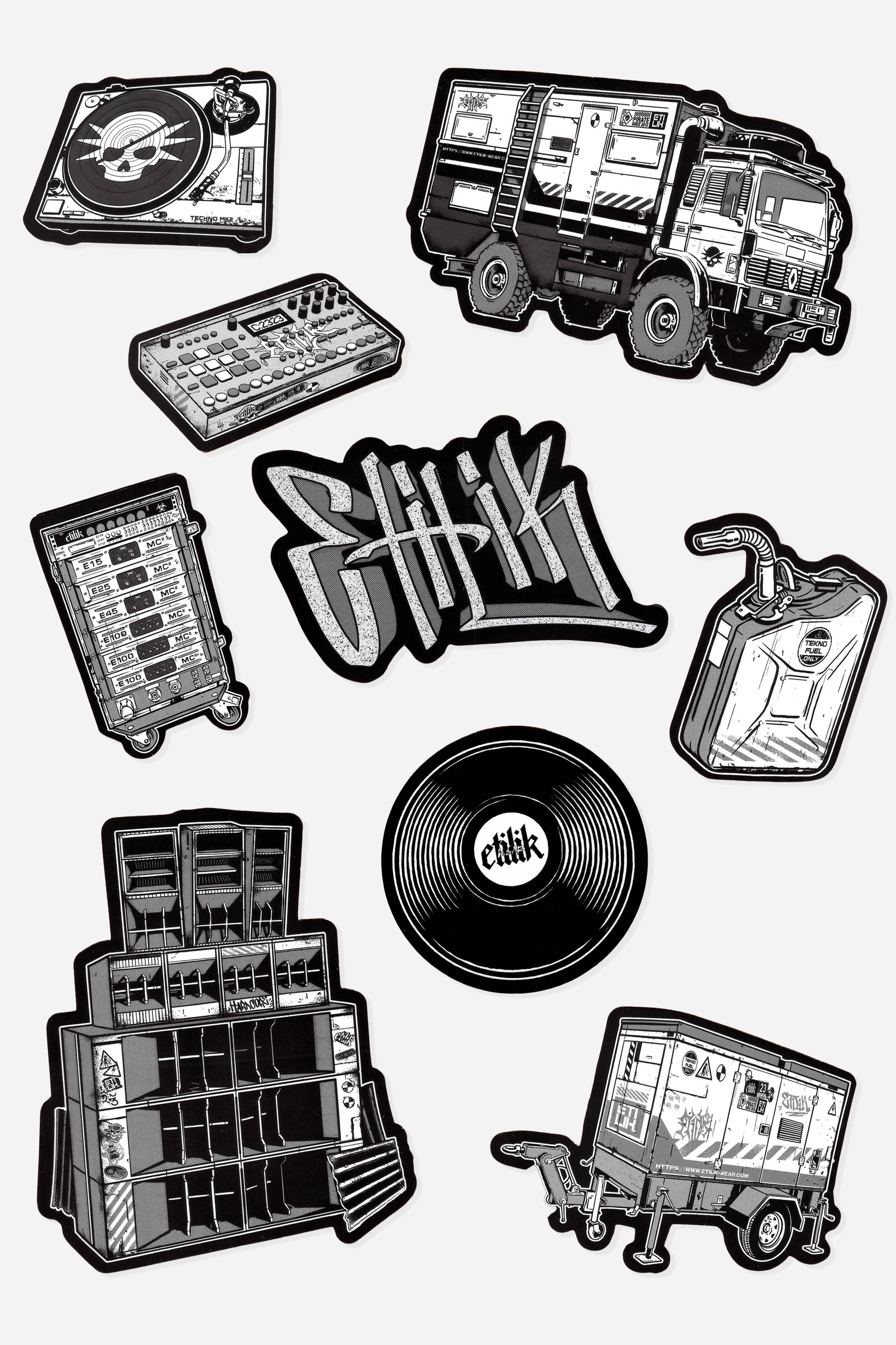 Etk Collection stickers pack series 8 - Etilik Wear 