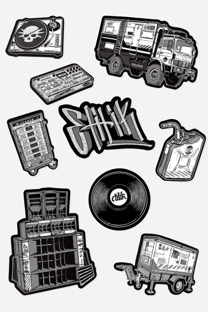 Etk Collection stickers pack series 8 - Etilik Wear 