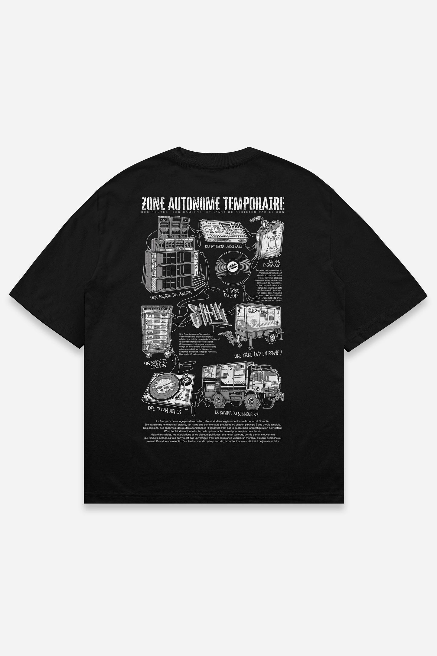 Zone Autonome Temporaire - T-shirt - Etilik Wear 