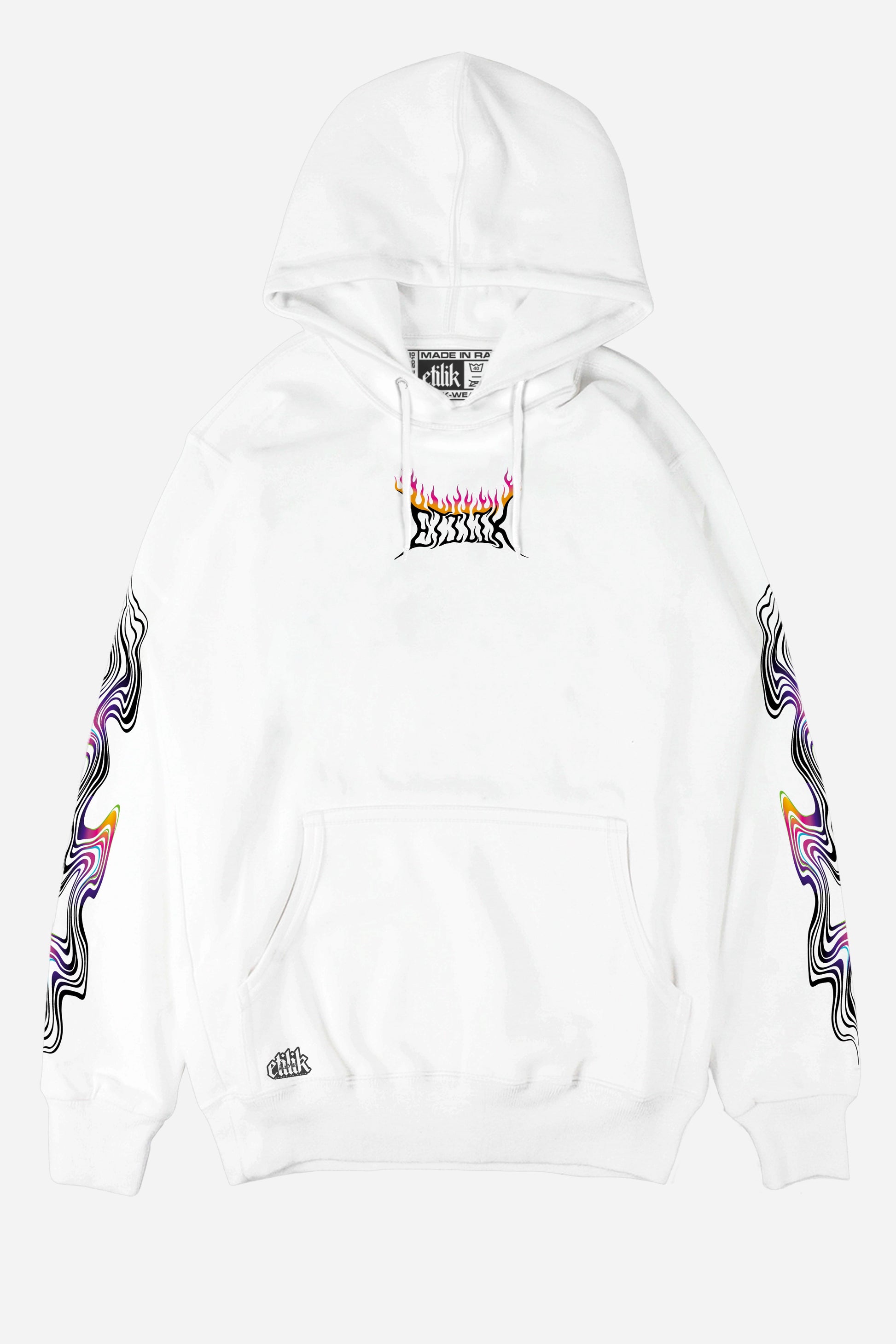 Acid Dreams White - Hoodie - Etilik Wear 