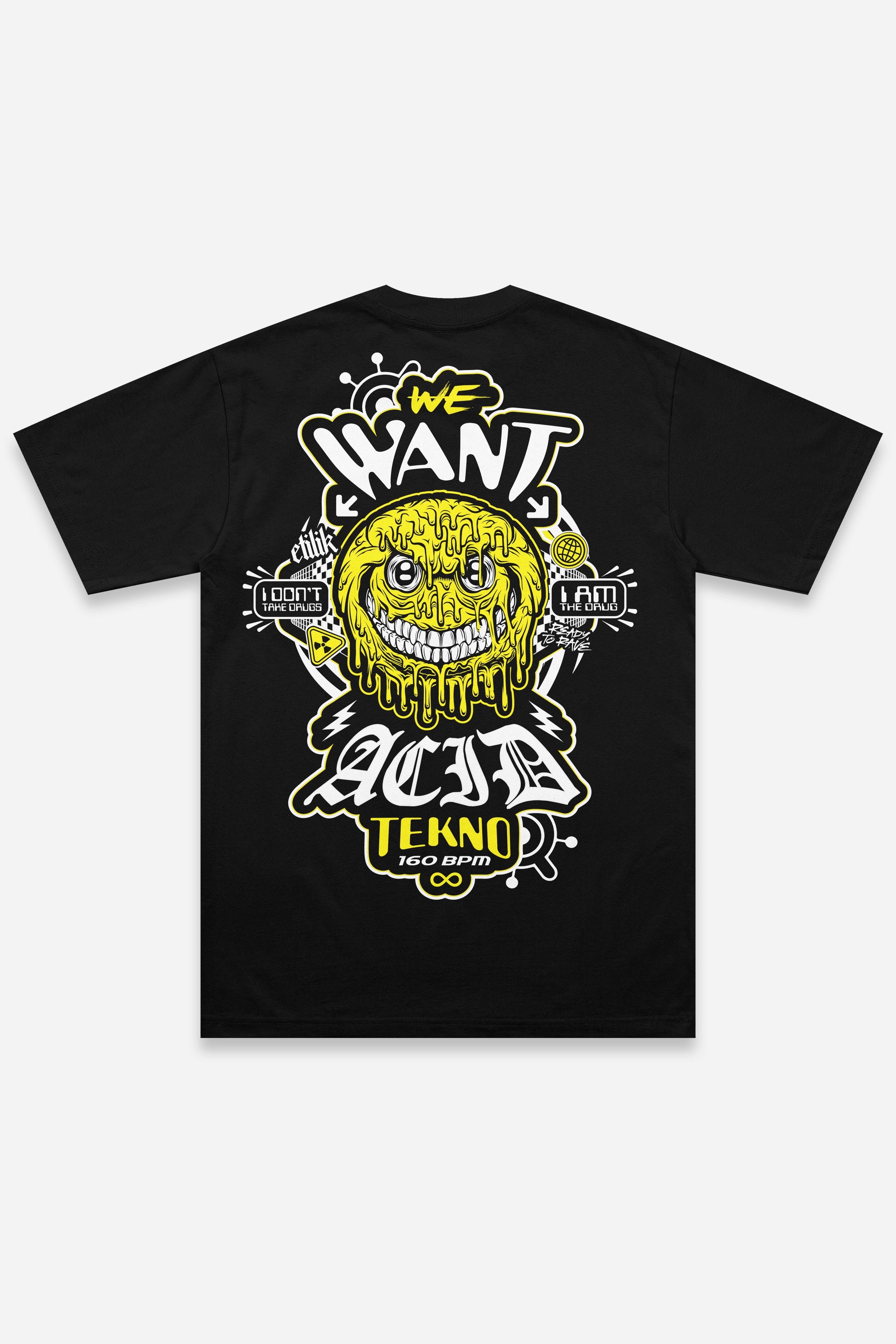 Acid Tekno V2 - T-shirt - Etilik Wear 