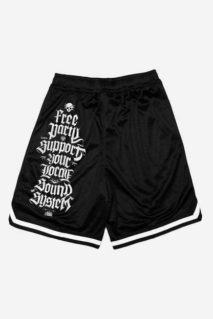 Short Etilik Sound System, dos : sound system, rave, techno, Etilik Wear