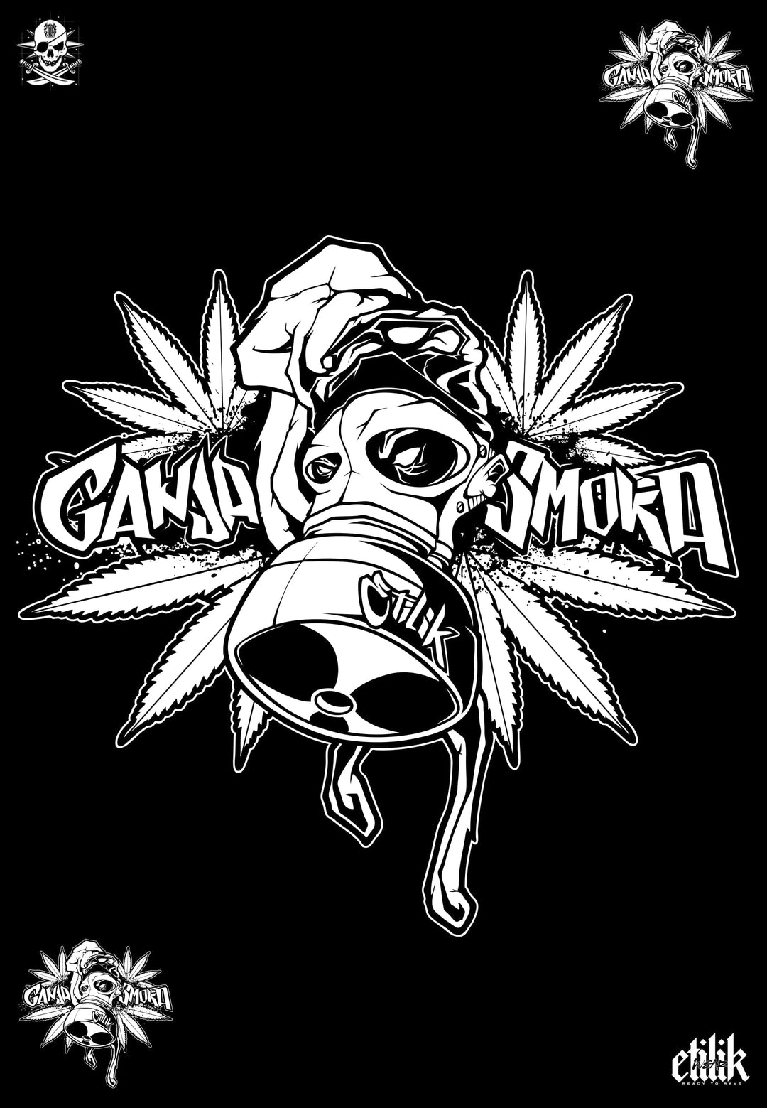 Ganja-Raucher-T-Shirt
