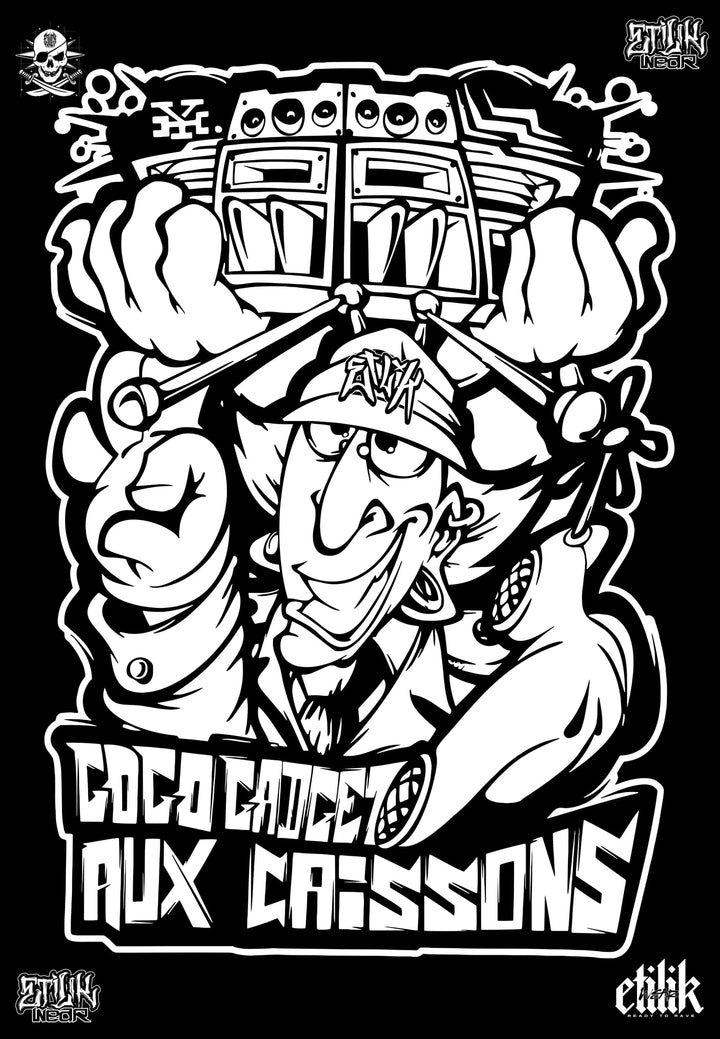 Camiseta Gogo Gadjet Aux Caissons