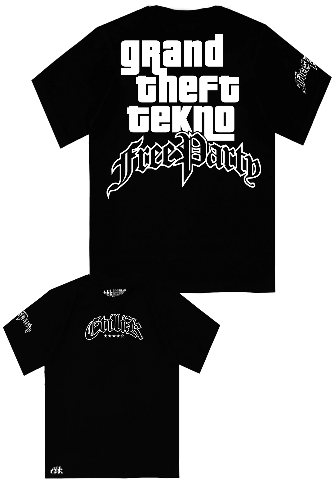 Grand Theft Tekno - T-shirt - Etilik Wear 