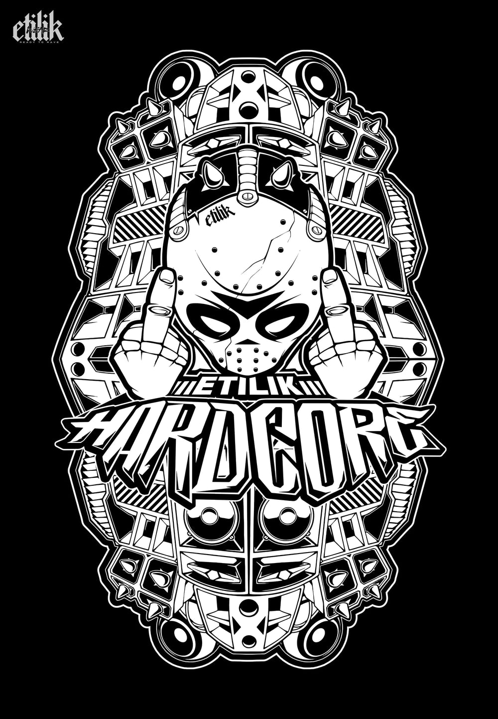 Hardcore - T-shirt - Etilik Wear 