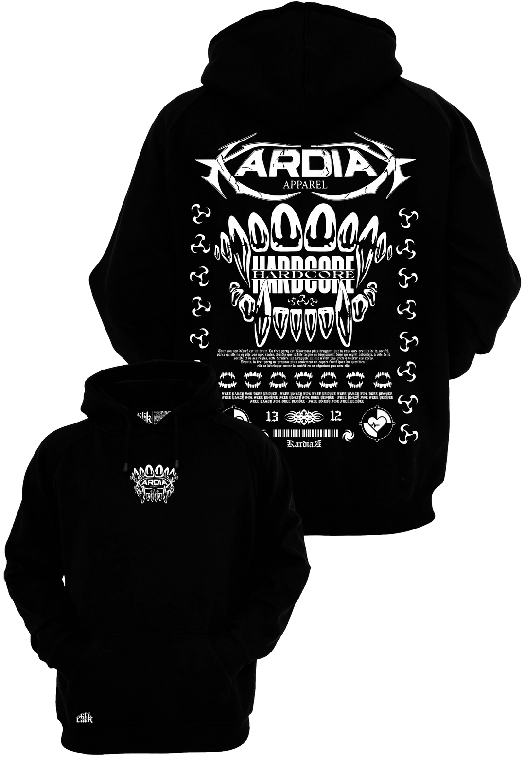 Hardcore - Hoodie KDK - Etilik Wear 