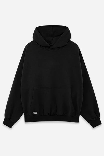 Custom Hoodie noir, recto