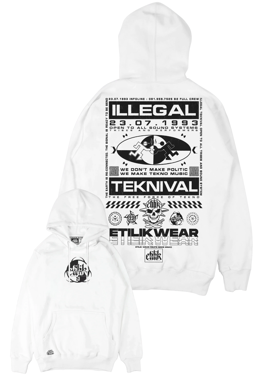Illegal Teknival White Sw