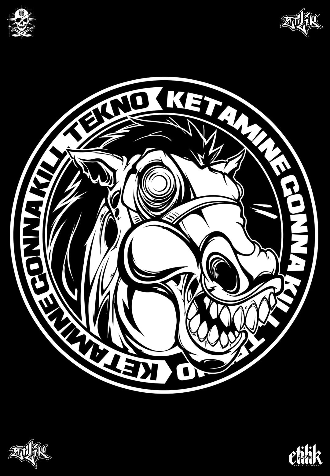 Keta Kill Tekno - T-shirt - Etilik Wear 