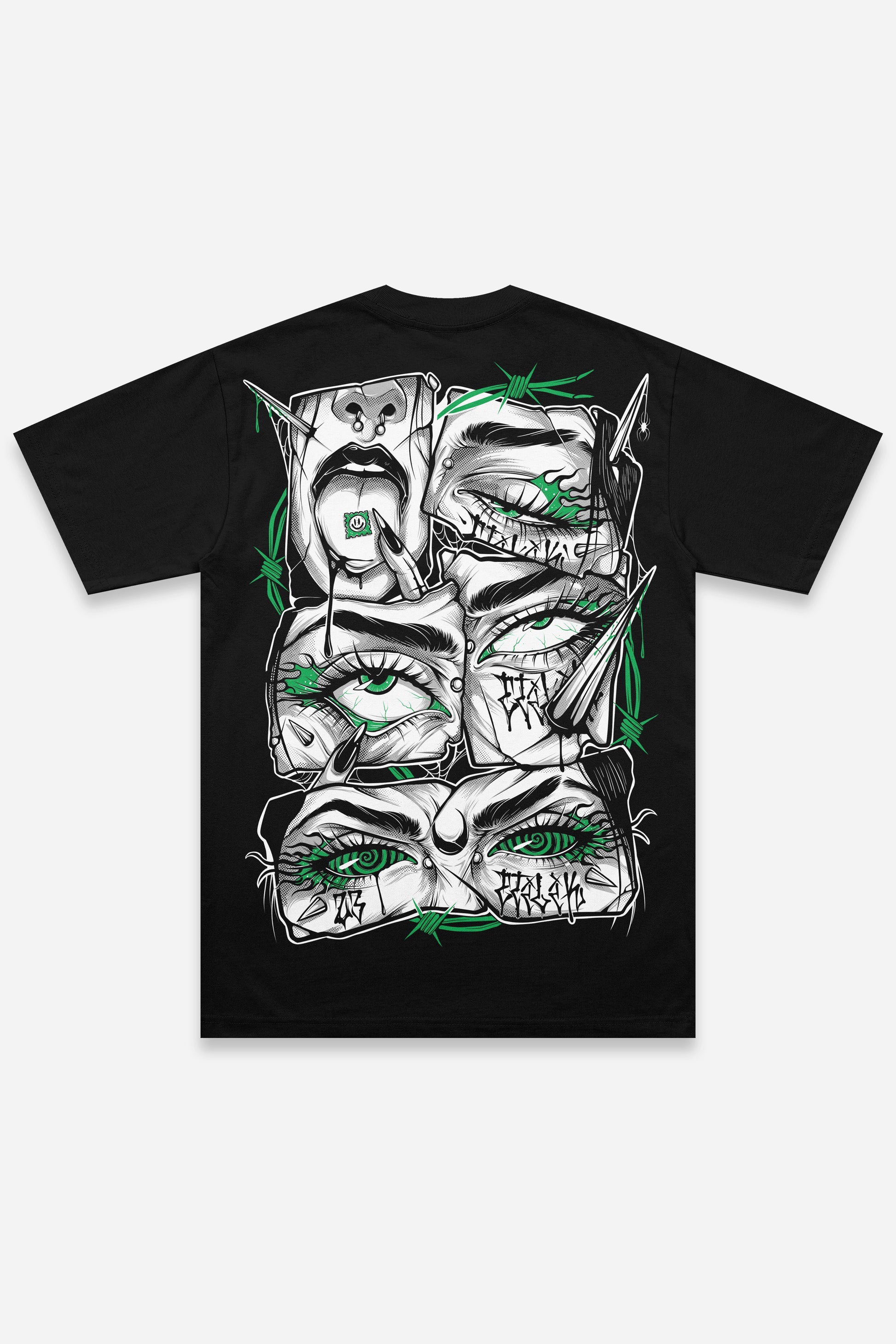 Green Lysergik - T-shirt - Etilik Wear 