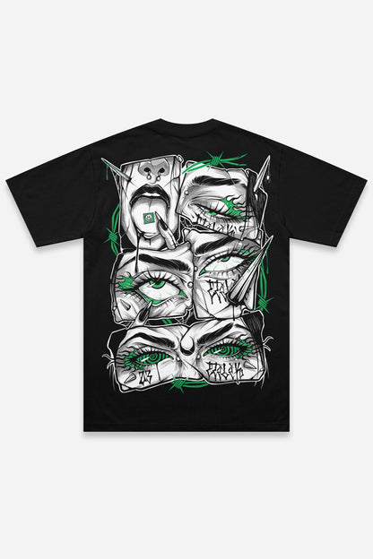 Green Lysergik - T-shirt - Etilik Wear 