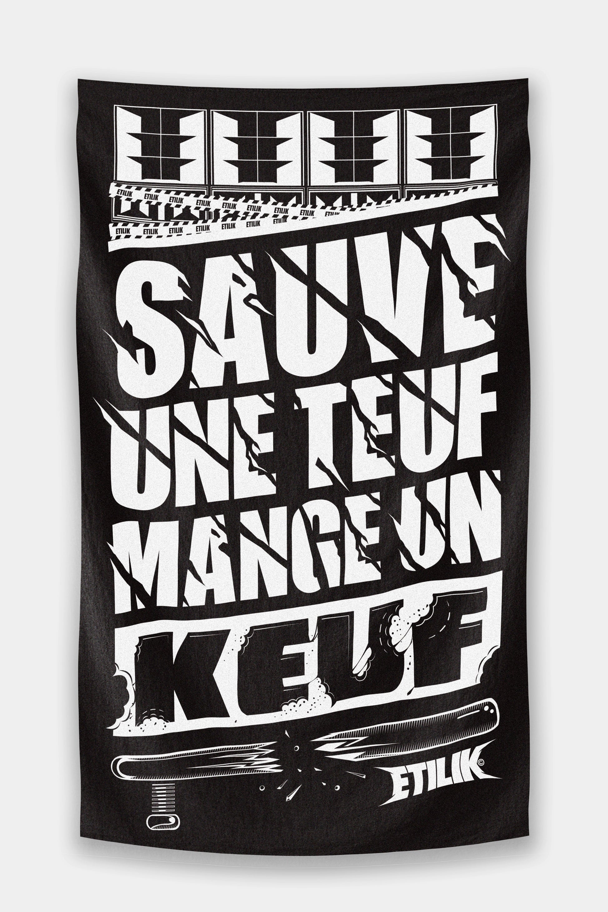Mange un Keuf - Tenture