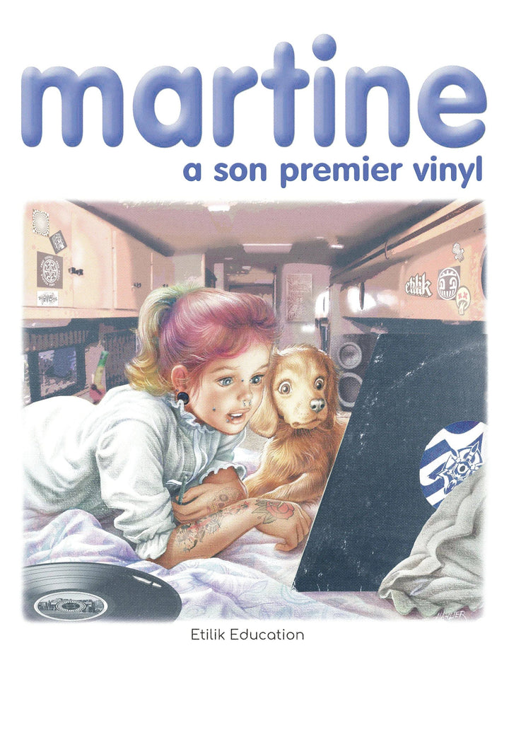 Martine ein Sohn Premier Vinyl Weißes T-Shirt