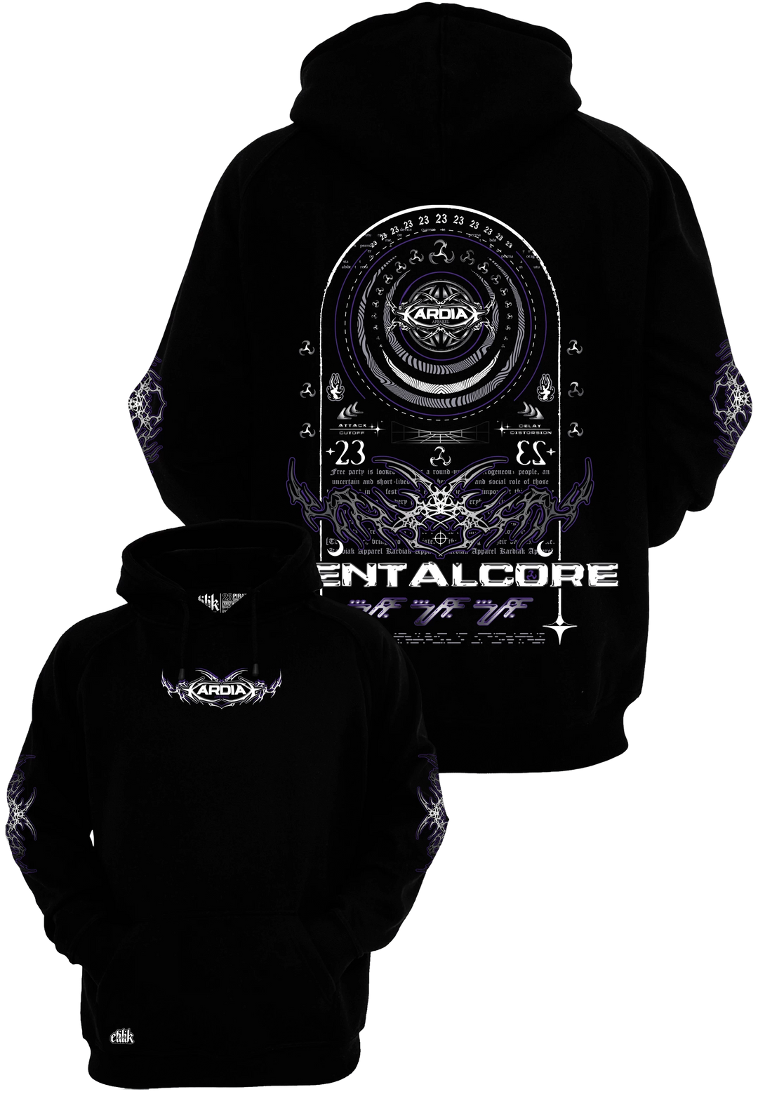 Mentalcore Purple Edition - Hoodie KDK - Etilik Wear 