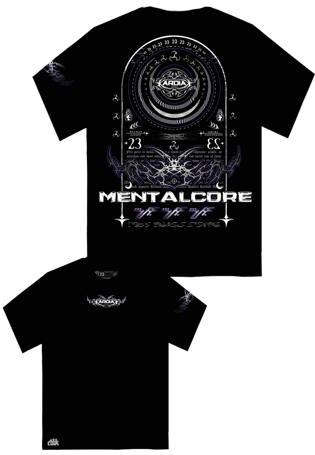 Mentalcore Purple Edition - T-shirt KDK - Etilik Wear 