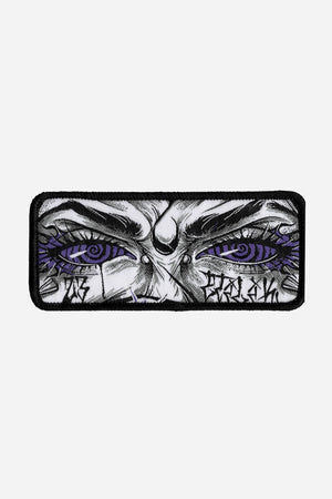 Patch brodé Lysergik : accessoire free party, teuf, rave, techno, Etilik Wear