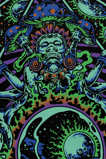 Psychetilik Green zoom sur l'impression du visuel, Etilik Wear