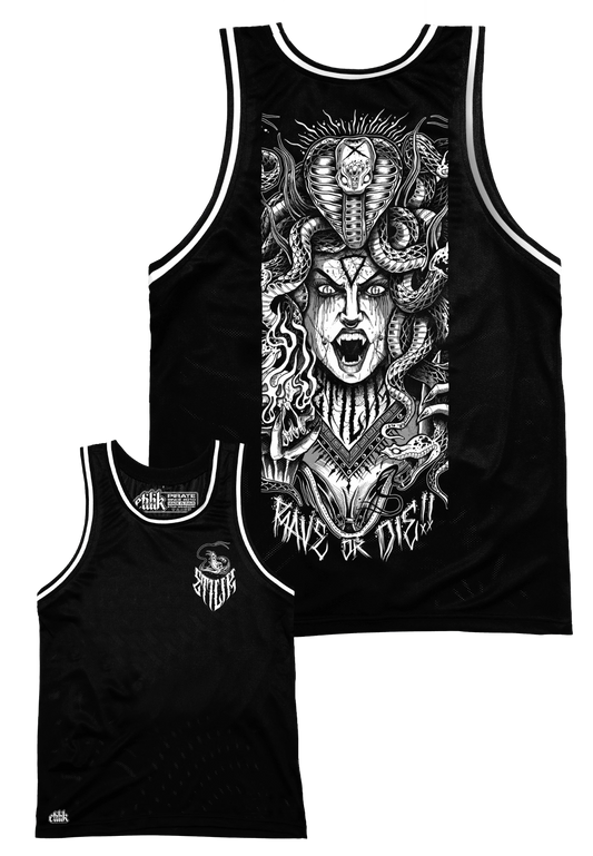Rave Or Die Deb - Débardeur Black - Etilik Wear 