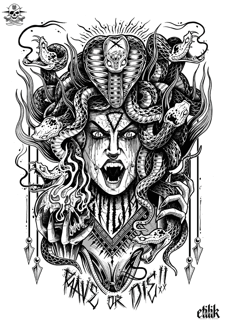 Rave Or Die Weißes T-Shirt
