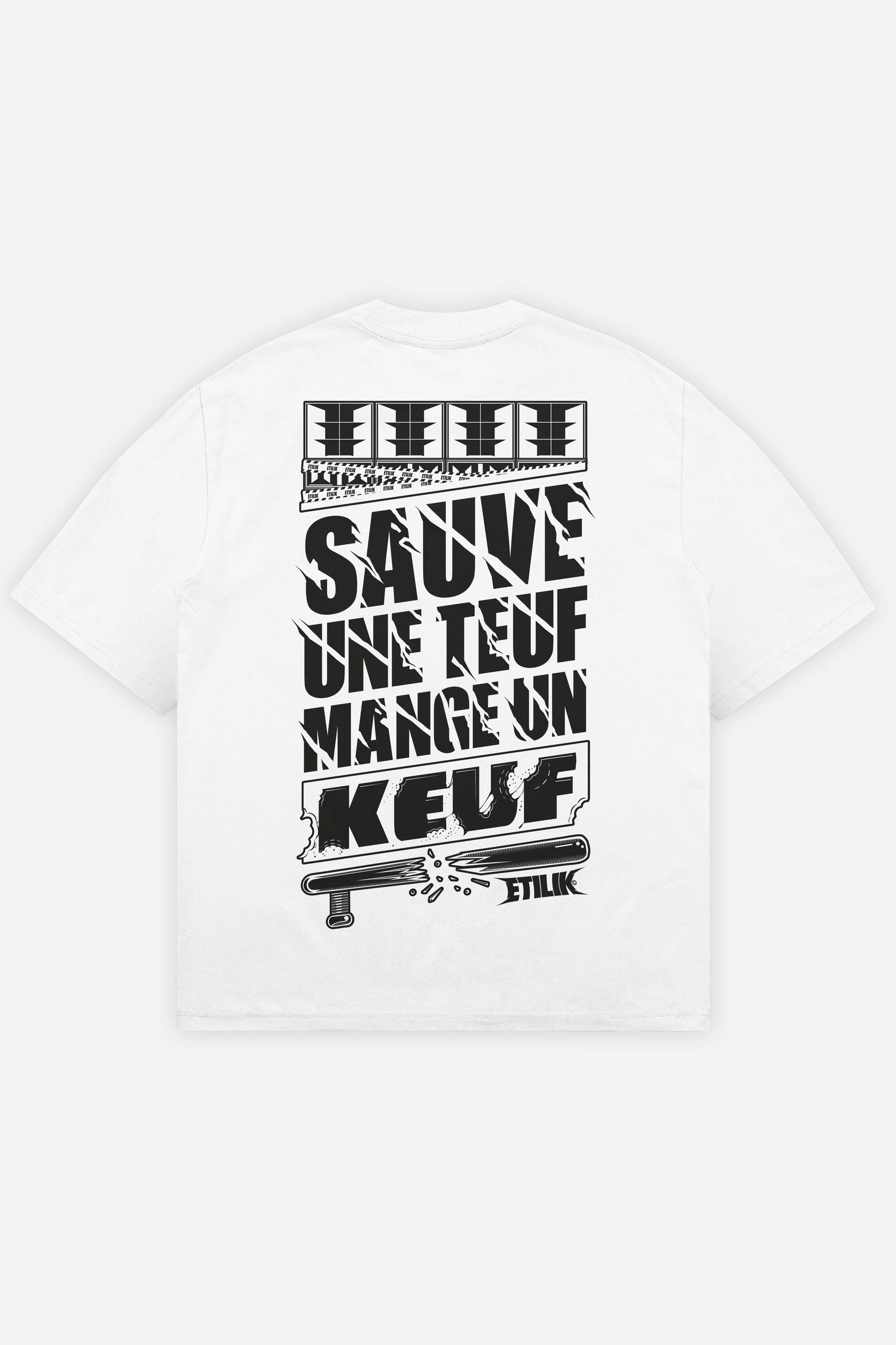 Sauve une teuf mange un keuf blanc