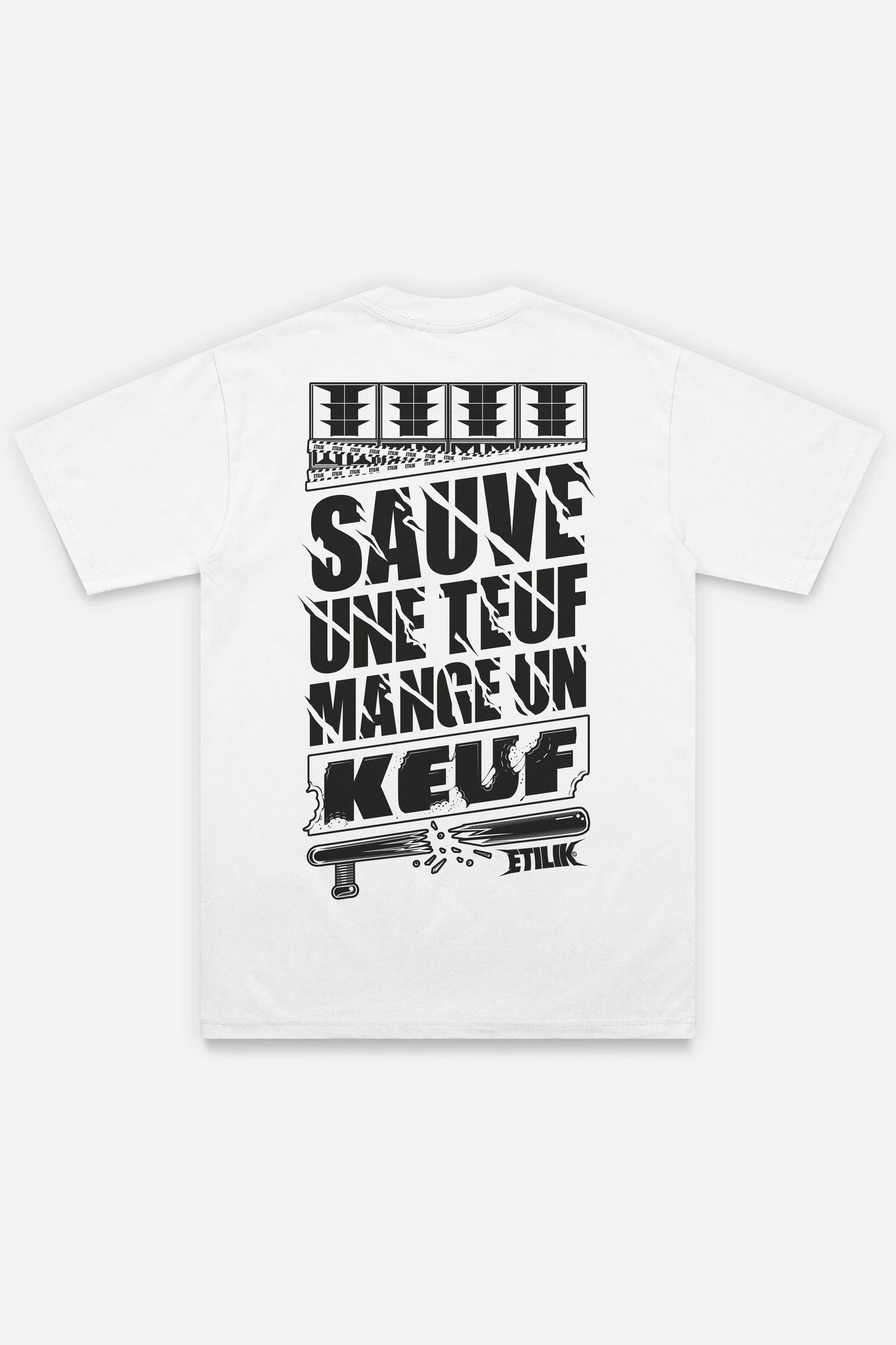 Sauve une teuf mange un keuf blanc
