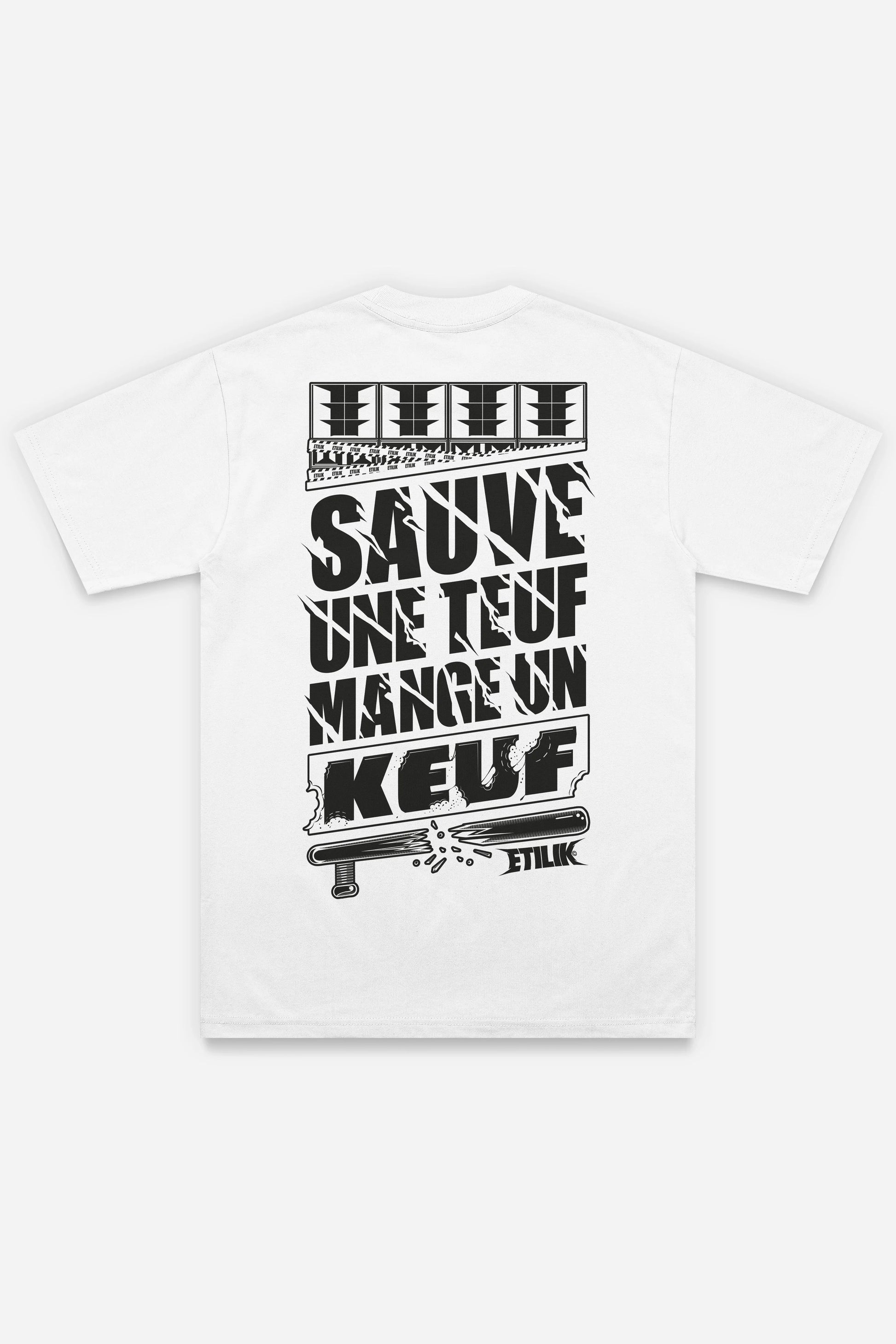Sauve une teuf mange un keuf blanc