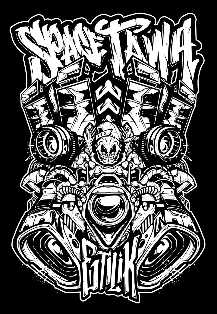 Etilik x Space Tawa - T-shirt