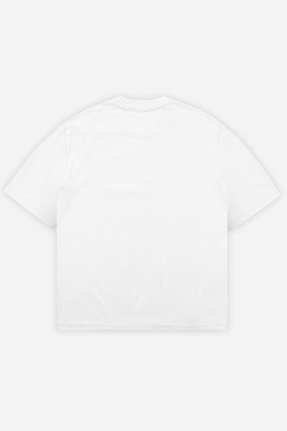 Custom Tee Oversize blanc, verso